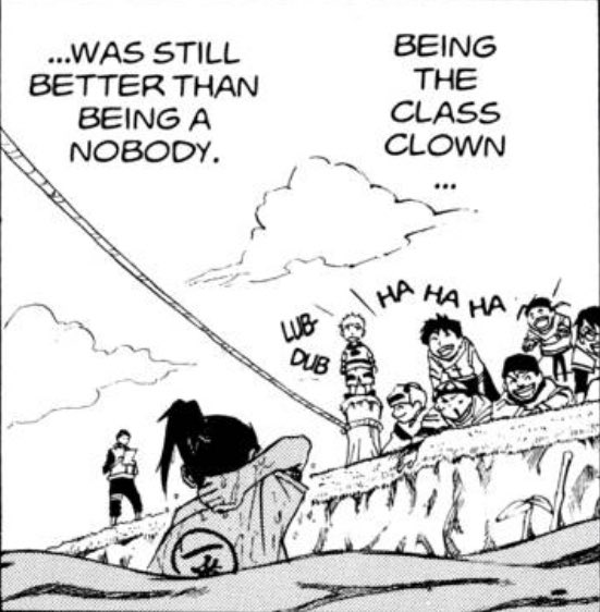 Kishimoto. Buddy. Pal. We are only one (1) chapter in. I am asking you to take your crosshairs off me, please.  #Grantuto