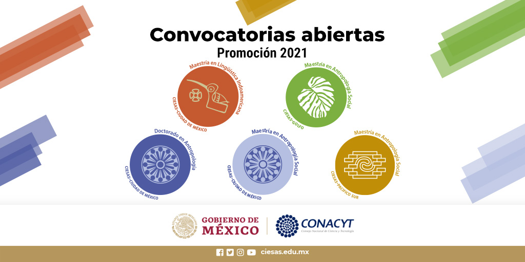 ciesas's tweet photo. ¡Que el 2021 sea de logros académicos! 🎓
Para cumplirlos, te recomendamos consultar nuestras convocatorias para ingresar a nuestros posgrados: https://t.co/hHlS7wItVb https://t.co/hexuuPRRfv