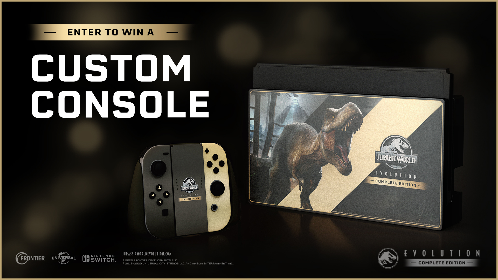 Nintendo switch jurassic hotsell