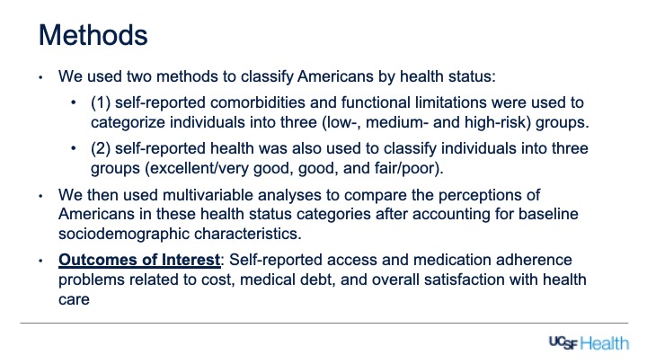 Thus, we used 3 years (2016-18) of the CDC’s Behavioral Risk Factor Surveillance Survey (BRFSS) – one of the nation’s largest national surveys to try to answer our question… 4/6