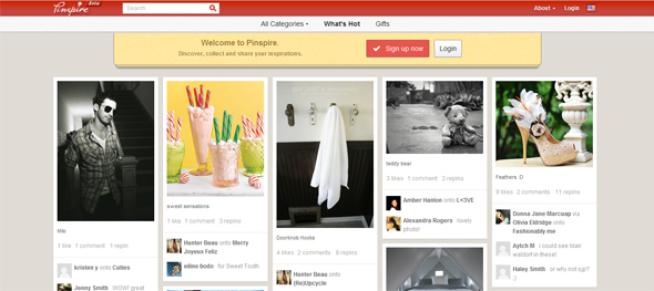 In fact the copied other major brands as wellIncluding Pinterest - here it is below, Pinspire