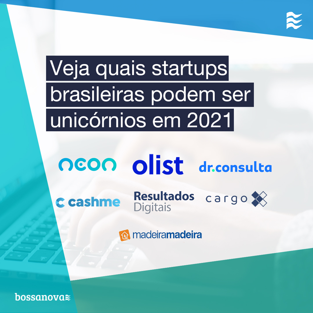 No ano de 2020, o Brasil ganhou mais alguns unicórnios para o seu portfólio, termo define as startups de capital fechado que alcançam um valor de mercado de US$ 1 bilhão. Só no ano passado entraram para a lista a Creditas, VTEX, Loft e C6 Bank.