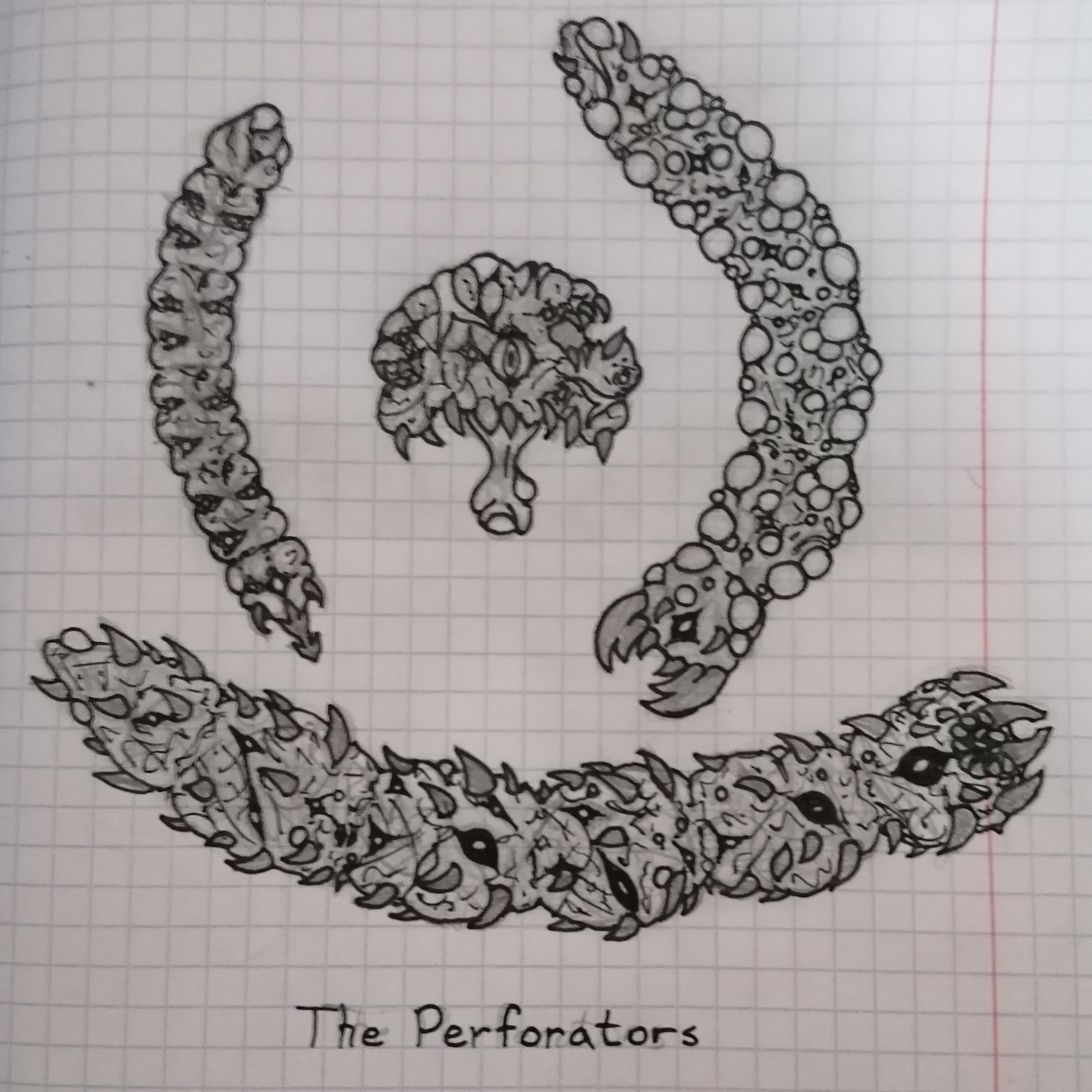 Drawing all Terraria Bosses, No. 4: Eater of Worlds : r/Terraria