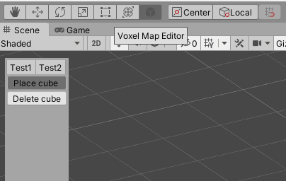 QuentinMenDev's tweet photo. Time to code again after vacation time! Today, I've been playing around with the EditorTool API of @unity3d. The documentation was tricky but after a while, I've finally got it to work! Beginning of a custom voxel map editor for my team (@OscillatorG  &amp; @tinelinen) #indiegames https://t.co/lo1k9LVMmi