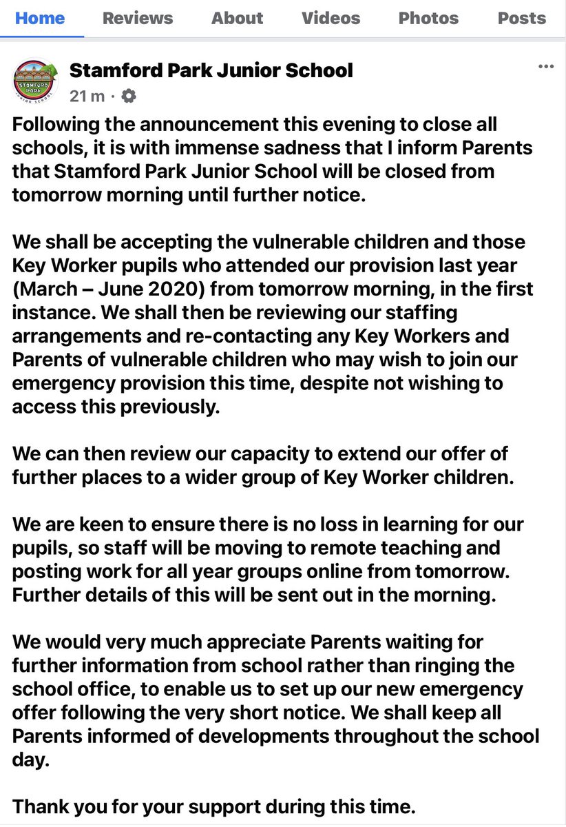 Stamford Park Primary School tweet media