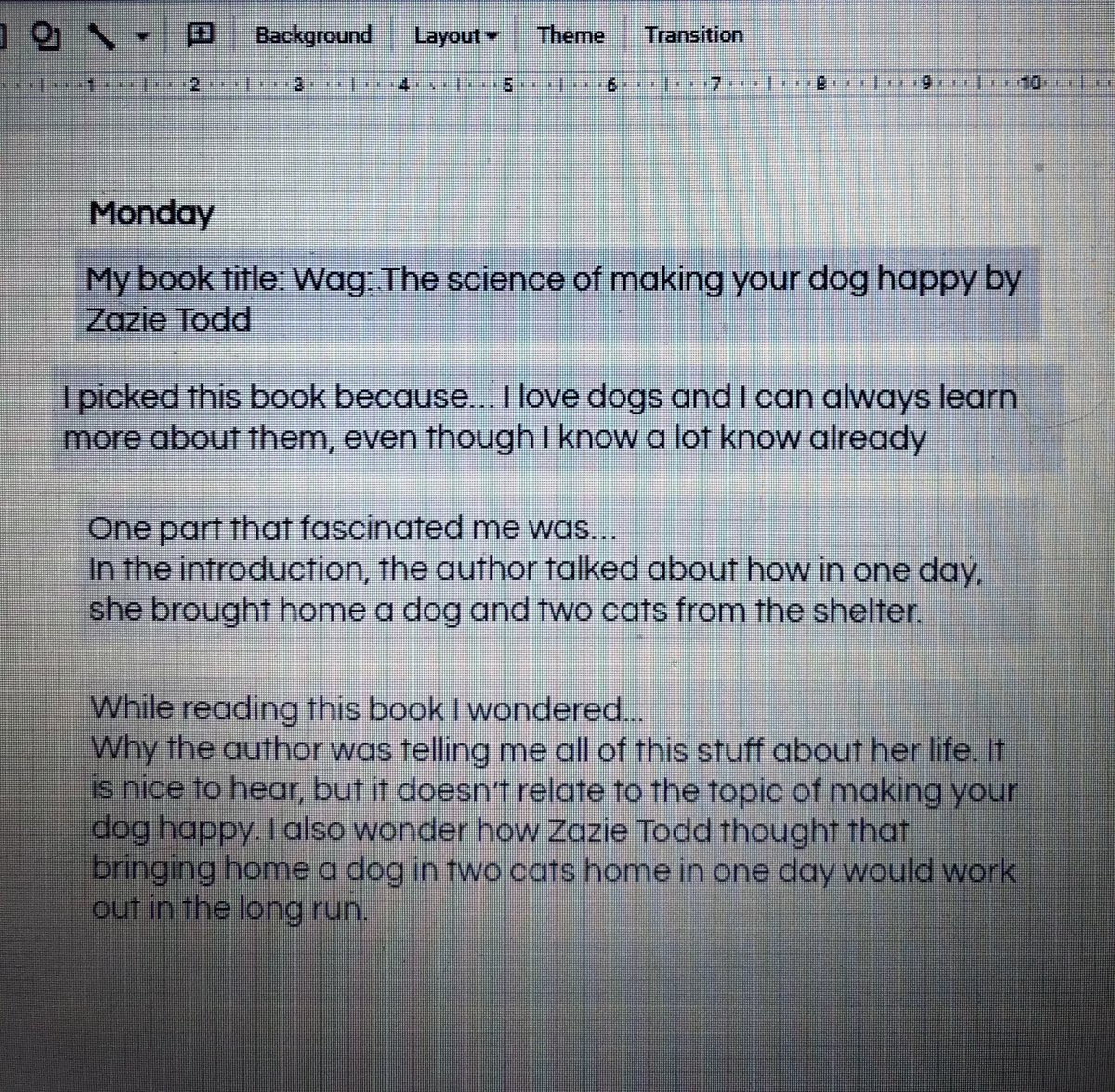 melissabmilner's tweet photo. This is why I love working with kids! A very intelligent fourth grader responding to her new nonfiction book. #fourthgrade #gifted #readingreflection #teachers #readingteachers #criticalthinking #education #4thchat #students #lovemyjob #honesty https://t.co/HS1XHTKlCw