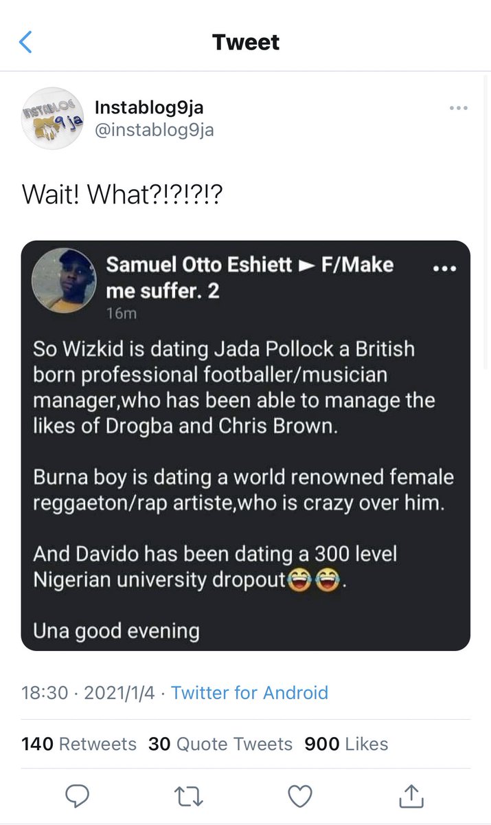 11.Wahala be like bicycle.....Know this , know peace!!!