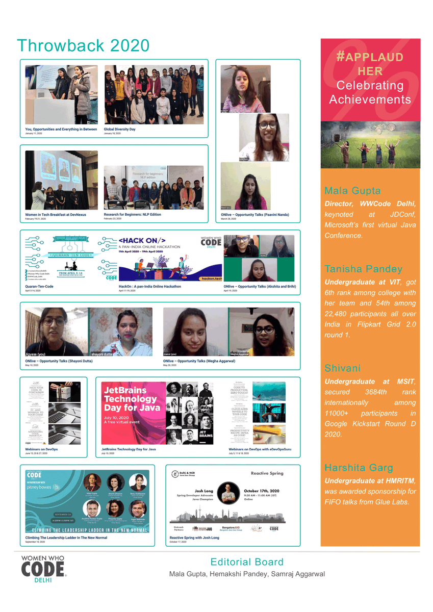 eMalaGupta's tweet photo. Proud to lead another edition of #TechnologyGrit. It was an absolute pleasure to talk with @smisra1912, Digital Transformation Officer, @SopraSteria_IN.

I loved her definitions of success &amp; happiness. More in the newsletter: 

https://t.co/vSdJk5hZA8

@WomenWhoCode #WWCodeDelhi https://t.co/WNqKhrKYiM