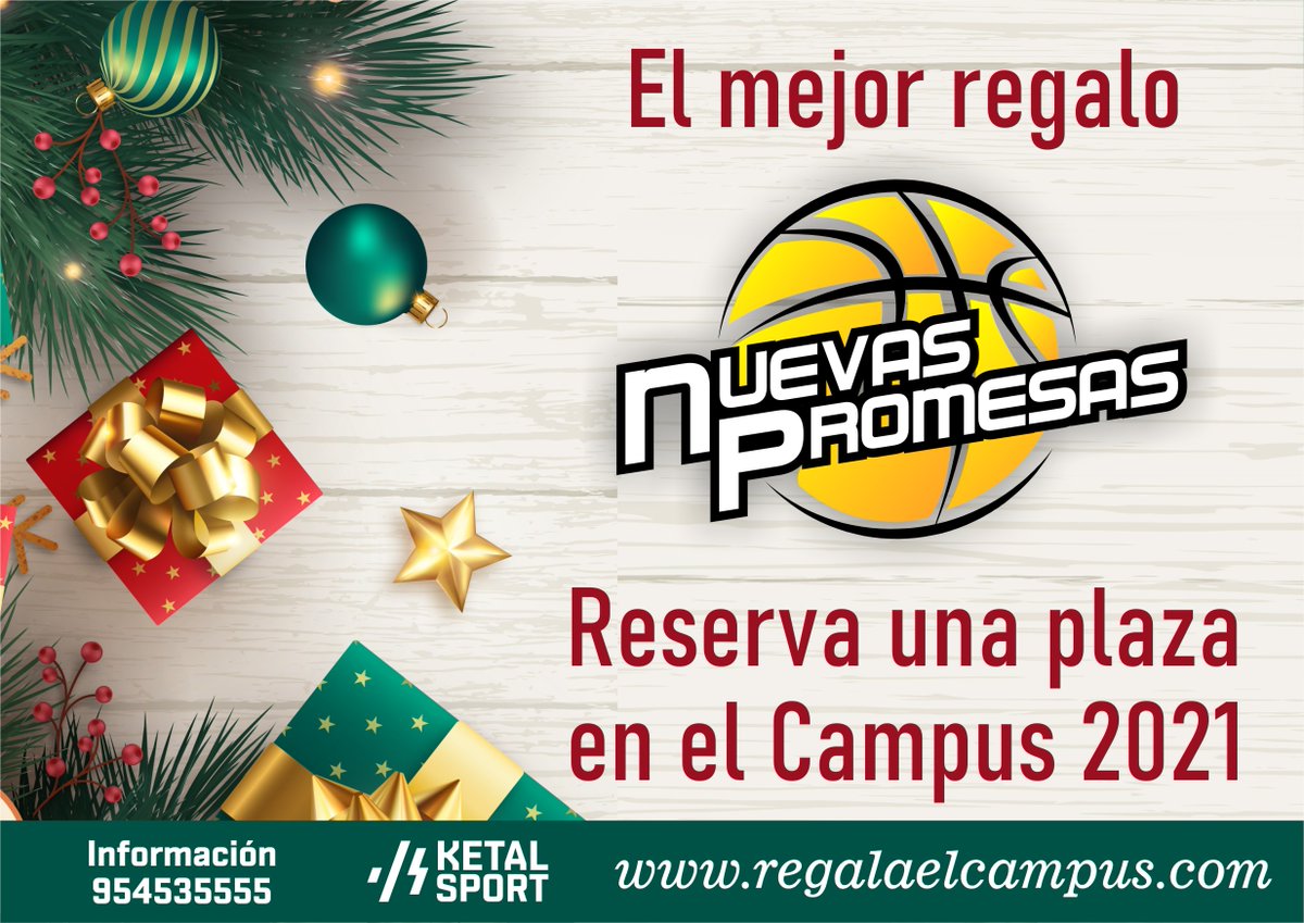 El mejor regalo, una plaza en la próxima edición del Campus de Baloncesto <a href="/nuevaspromesas/">Campus Nuevas Promesas</a> del 5 al 11 de julio en El Bosque y Prado del Rey regalaelcampus.com
