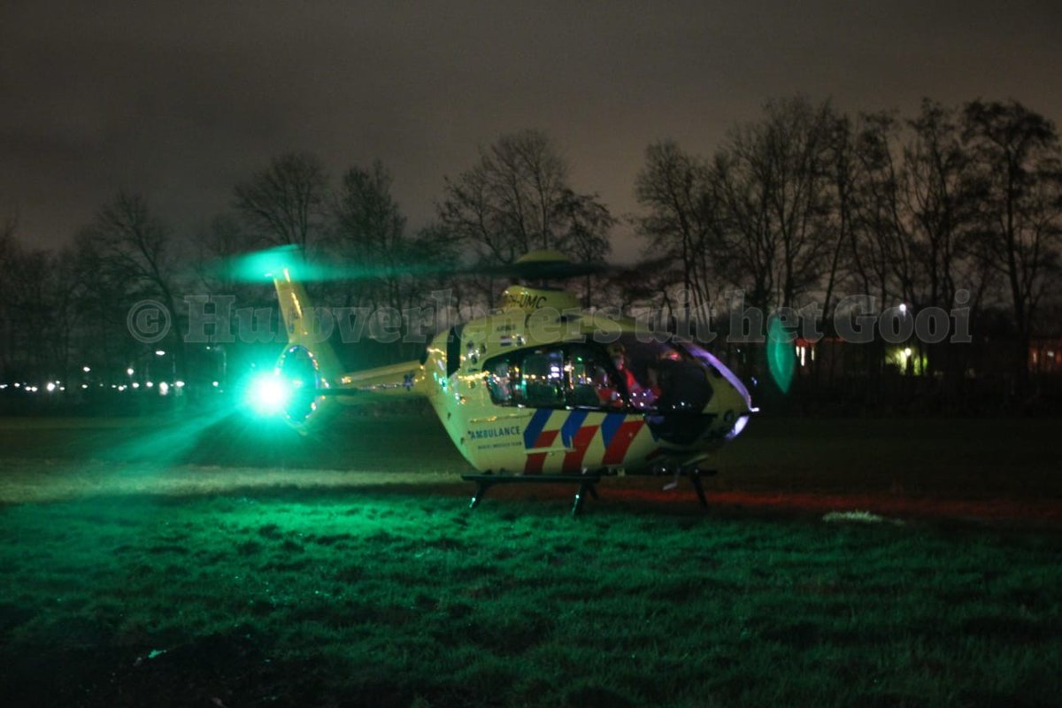Melding traumahelikopter Groeneveld Baarn