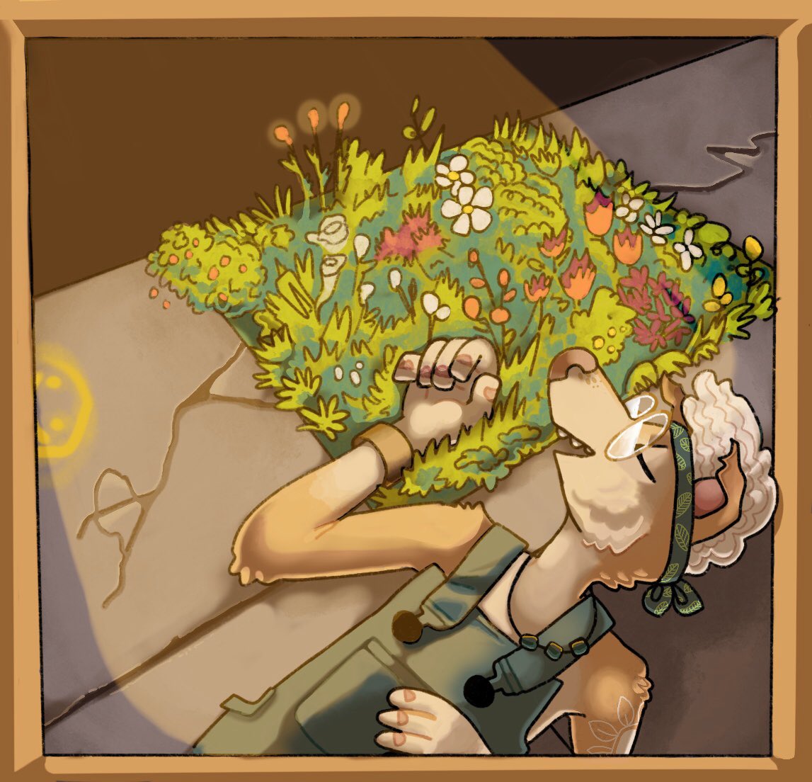 mars_in_furs's tweet image. Art trade for the sweet and talented @zrayUH !! This character was so fun to draw, and this piece was def an experiment w style, thanks so much for doing this w me!! ;w; #arttrade