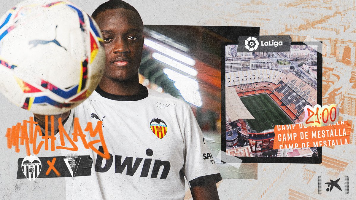 ⚽️ MATCHDAY
.
#valenciacádiz 🦇🔥
.
¡ P A R T I D A Z O ! 🔛
.
🗓 4/01/2021
🏟 Mestalla
⏱ 21:00h
🔷 Jornada 17
🆚 @cadizclubdefutbol 

Nos une una pasión y unos colores! 🦇💯
#amuntvalencia 
#penyavalencianistamoixent