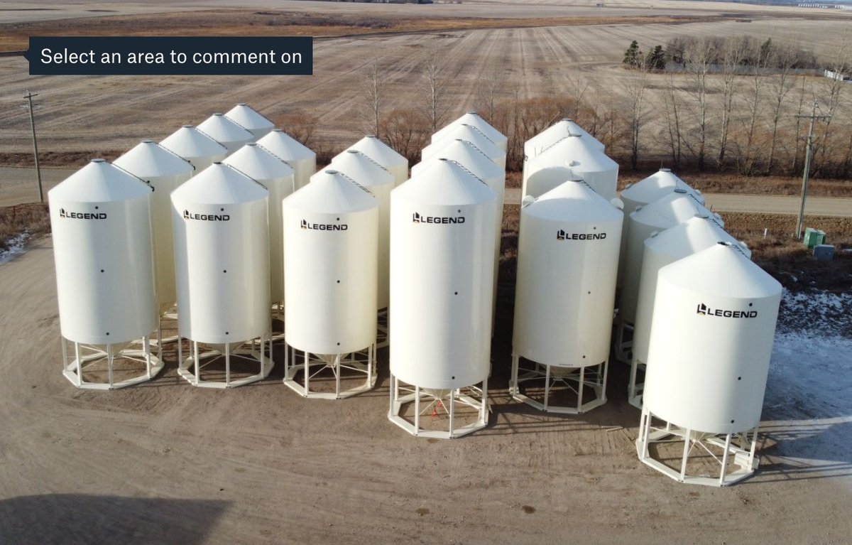 LEGEND smooth wall bins are like no other hopper on the market. Winter buying programs and special financing on now. Contact us today 833-224-2931 or marketing@grainequipment.com #harvest2021 #wentworthag #skag #mbag #abag