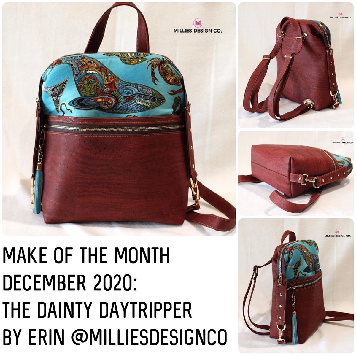 Our marvellous Make of the Month for December 2020 is the Dainty Daytripper by Erin of MilliesDesignCo! Congratulations, Erin! 🥳💕 #MrsHPhotoComp