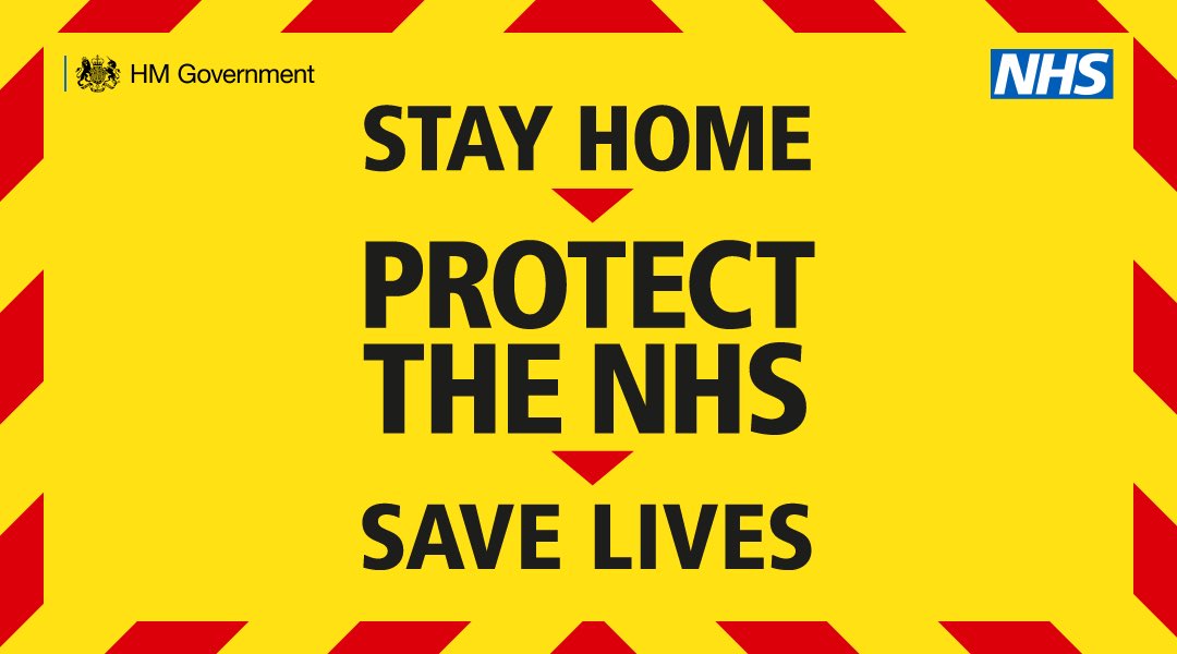 Stay home. Protect the NHS. Save lives.