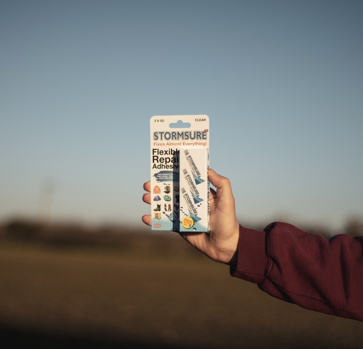 Check out our range of flexible repair adhesives. Perfect for repairing almost anything. 
Currently available in clear and black.