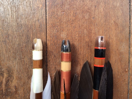 筈 kʰuɑt̚ (kuò): arrow's nock