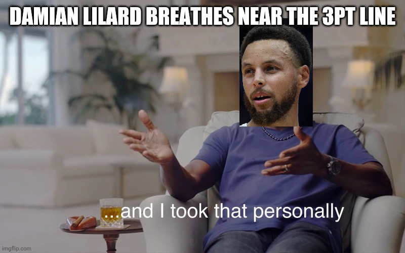 Rellllzzz's tweet photo. Wardell Stephen Curry is a bully ๐why he keep baby brothering @Dame_Lillard #curry #stephcurry #itookthatpersonally #jordanmeme @StephenCurry30 https://t.co/uMjNMSQ6n8