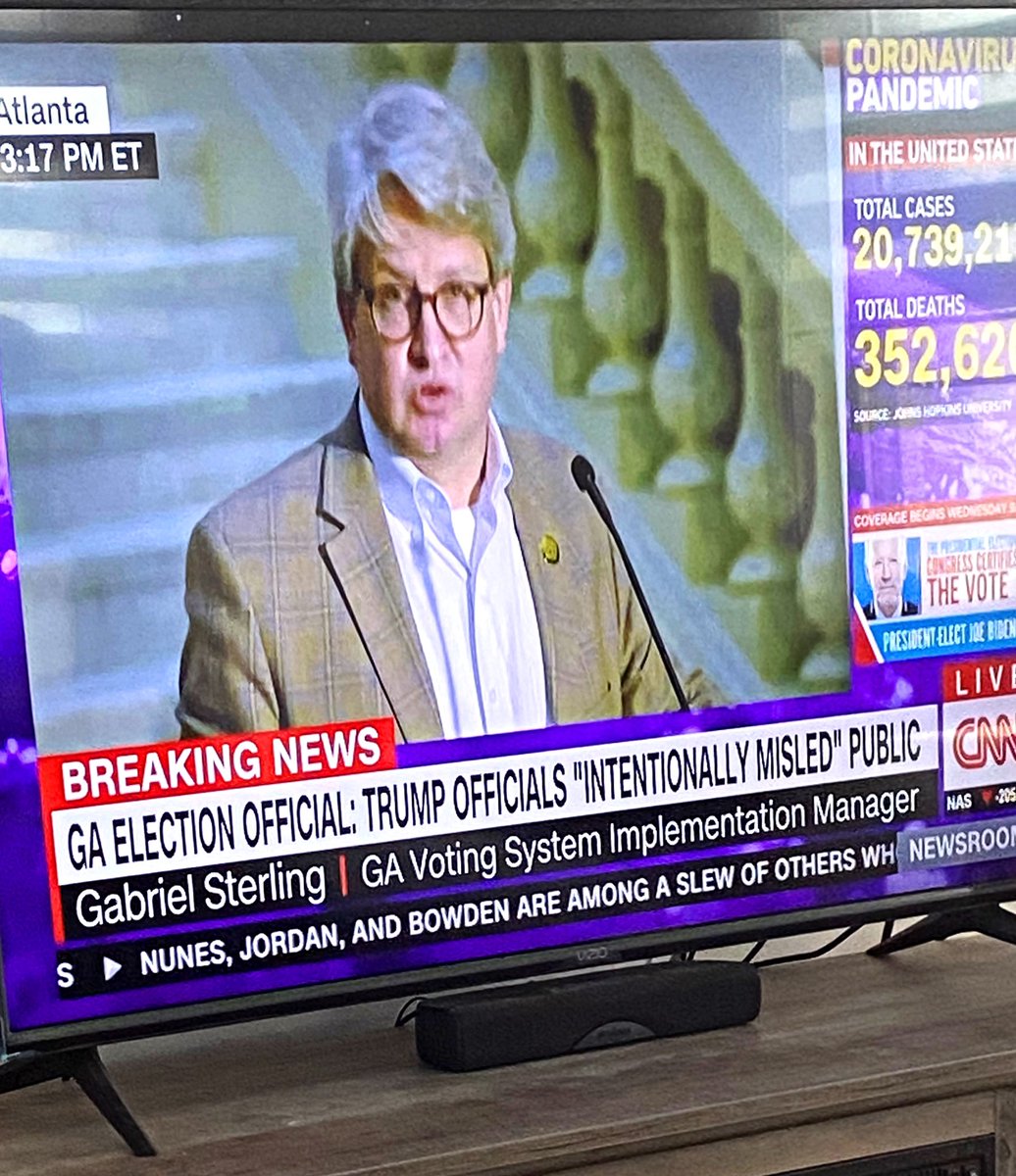 @GabrielSterling @annew045 @Mark_Lathim @PatrickByrne @GabrielSterling being broadcast speaking live right now in #Georgia. 

@GabrielSterling is absolutely slaying the @GOP dragon of lies by simply wielding his sword of truth.

@GabrielSterling is my hero today.
@GabrielSterling is my #MCM. @CNN @cnnbrk