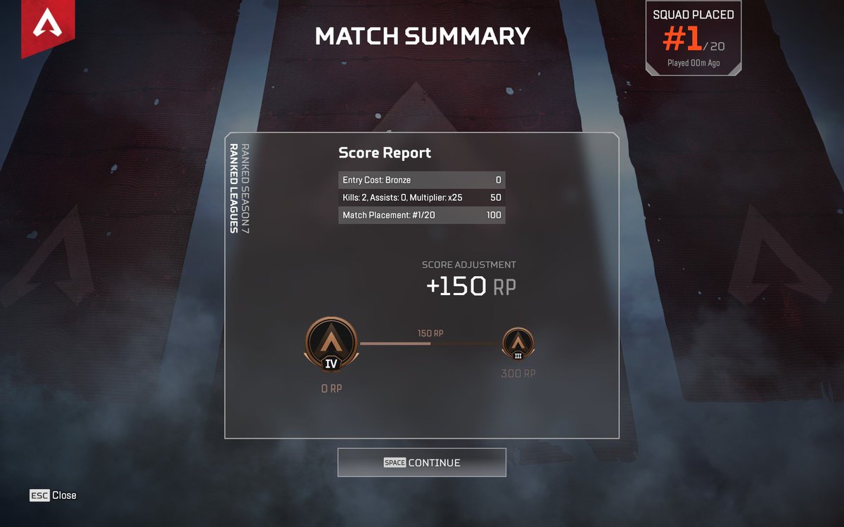 IxerCSGO's tweet photo. First @PlayApex ranked win https://t.co/ao0EMQRaxt