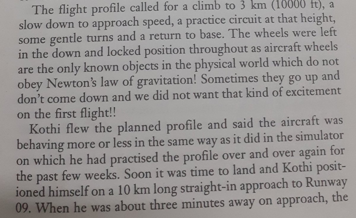 The first flight went exactly as it was expected thereafter with the aircraft handling exatly like it did in the Flight Simulator, which was a testimony to LCA's accurate FCS.While the Aircraft started approaching the runway, suddenly the telemetry also came back.13/n