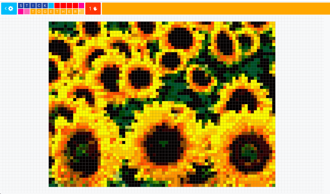 OPS_Science_Lab's tweet image. Thank you to students who helped build our stickerboard. We worked together to make a picture of one of my favorite things: