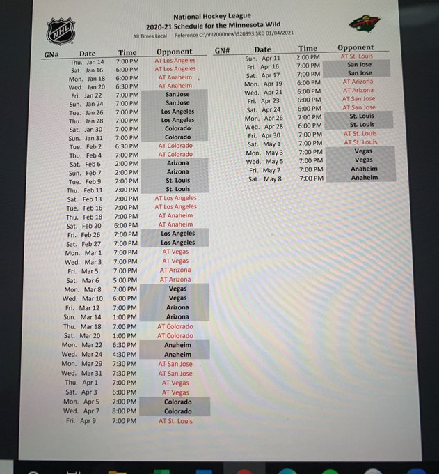 Minnesota Wild Printable Schedule 2023 2024 minnesota-wild-printable-schedule-2023-2024