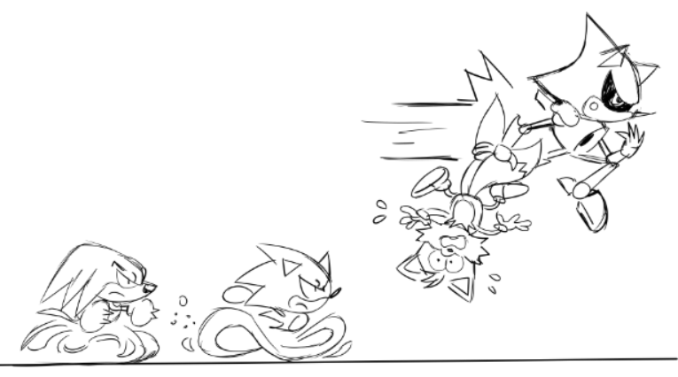 The cast and mechanics. Mighty isn't in it because Sonic is in it like they intended. Tails isn't because he's kidnapped by Metal when Eggman takes over Mirage Island and turns it into Newtrogic High. (3/5)