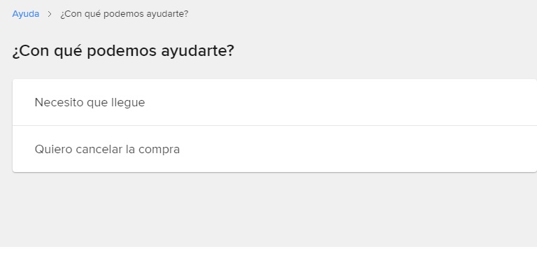 Javo_rocha's tweet photo. @ML_Ayuda ya hice esos pasos. En resolver un problema con una compra solo aparecen las opciones: "Necesito que llegue" y "quiero cancelar la compra" . Ambas opciones me redirigen a "contacte al vendedor" https://t.co/o2TR6PMyHq