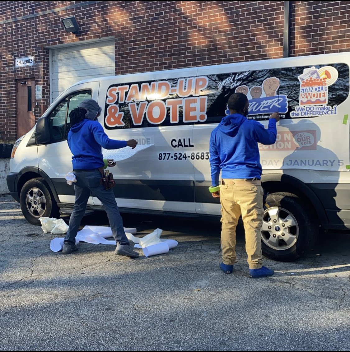 Gearing up for Election Day! Catch us out tomorrow at the polls. We’re partying tomorrow ! 

#standupandvote
#PartyAtThePolls
#RuVoteReady
#MaskUP
#Do2in2020
#countmeblack 
#Blacktotheballot
#StandUpMaskUp
#YourVoiceYourVote