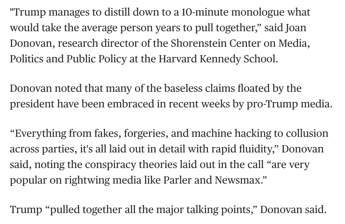 . @BostonJoan seemed almost impressed at the president's ability to recall and disseminate the insanity cooked up by the radical right. (She did not imply you had to hand it to him.)