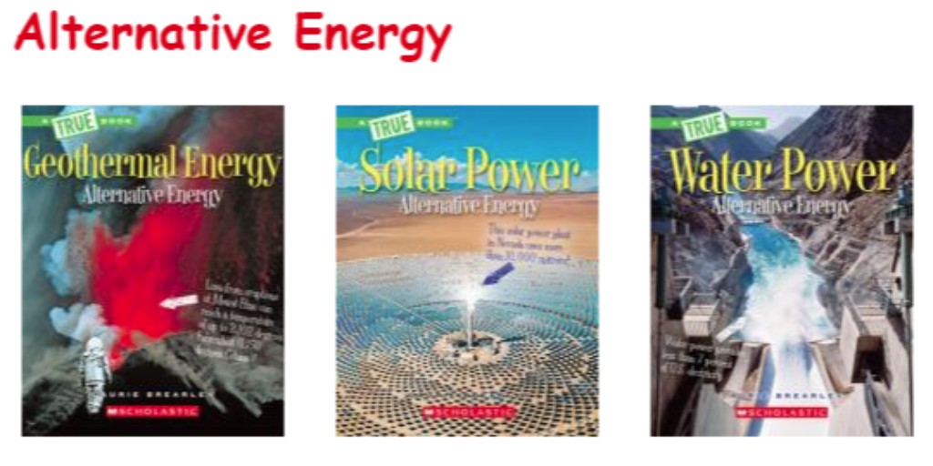PowerLibrary's tweet photo. Attention PA K-5 teachers! Check out the new alternative energy collection in #TrueFlix on #PowerLibrary. Find books on geothermal, solar, water, and wind energy. https://t.co/QNJZTImrt7 #virtualteaching #paonlinlearning #eresources #ebooks https://t.co/5575SXeNme