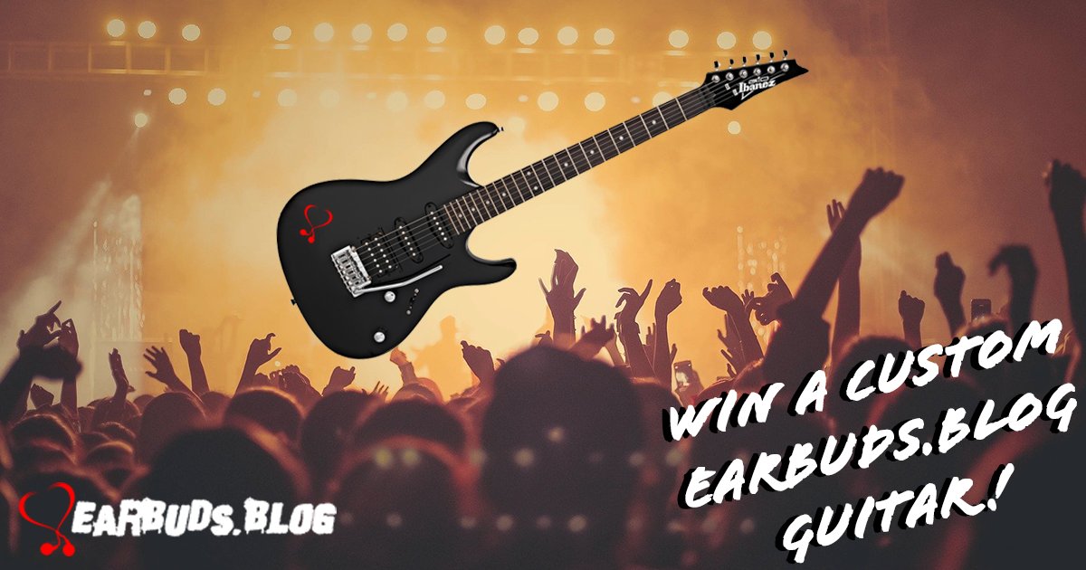 EarbudsB's tweet photo. Back with a bang, https://t.co/i2bqgTziZk returns after a short hiatus. 
To kick things off, we're giving our readers an incredible chance to win an #Ibanez guitar! Simply like &amp; retweet this tweet and tag a friend to enter! ❤️ #Competition #Guitar #Win https://t.co/IjspsUmwG4 https://t.co/tPWo5VQodj