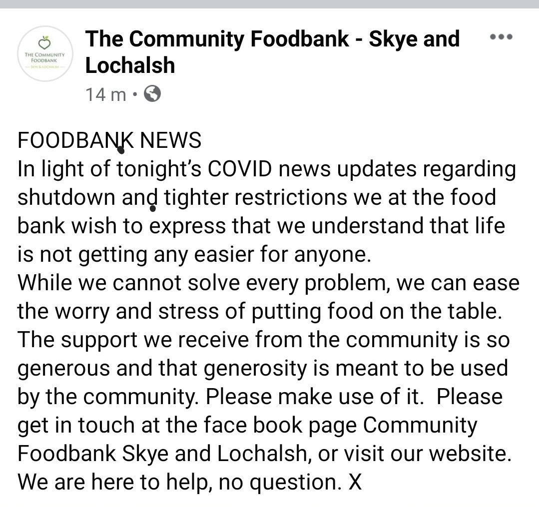 Skye Food Bank tweet media