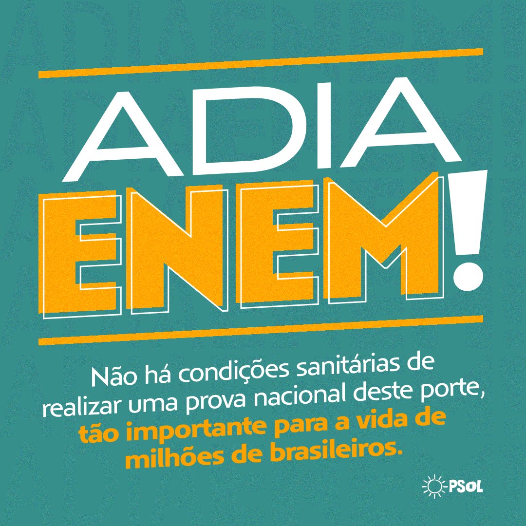 fabiofelixdf's tweet photo. O governo teve OITO MESES para adotar medidas eficazes que controlassem a contaminação do coronavírus no Brasil, mas nada foi feito. Se o exame não for adiado, vai acontecer num dos piores momentos da pandemia e colocar em risco a vida dos estudantes e de suas famílias. #AdiaENEM https://t.co/txPouen11K