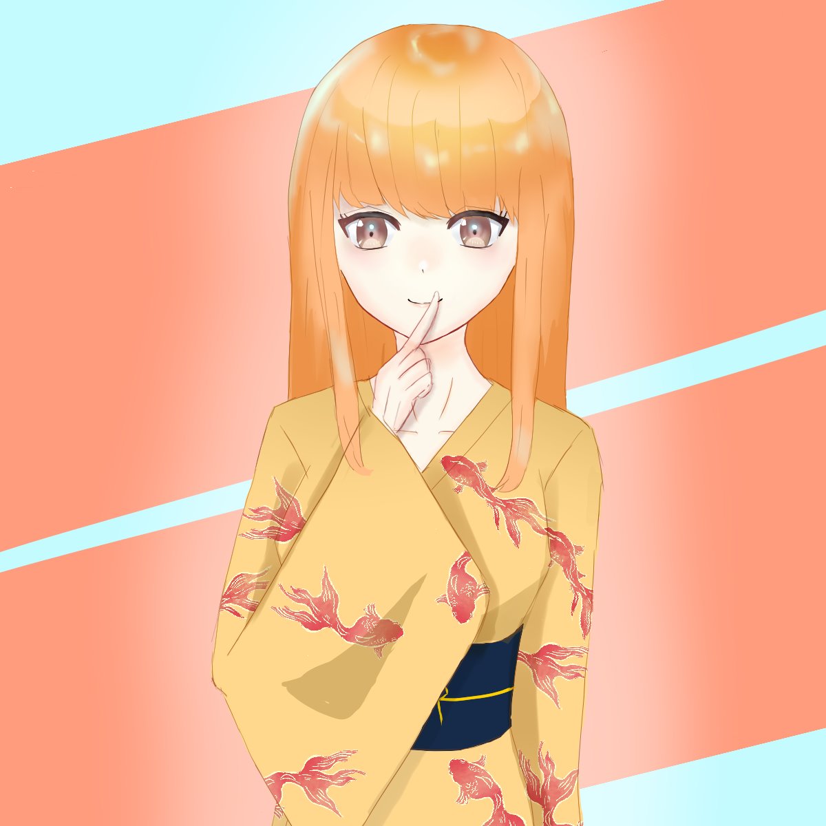 年明けだから浴衣えとちゃん