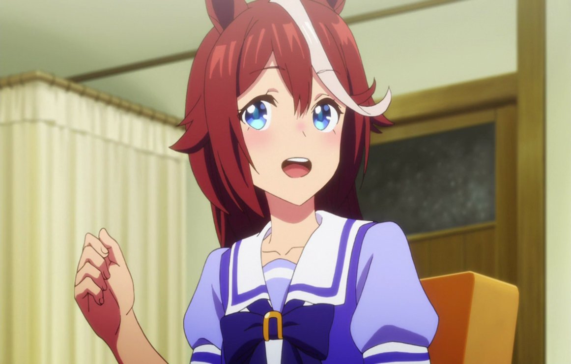 コバヤシ No Twitter 名前のないファンだけでなく 肩の触れ合う距離で支え合う仲間もしっかり描かれる 神社での語らいは メジロマックイーンのストイックな気質 トウカイテイオーの爽やかな素直さが夕景に映える とても良いシーンだった C 21 アニメ ウマ娘