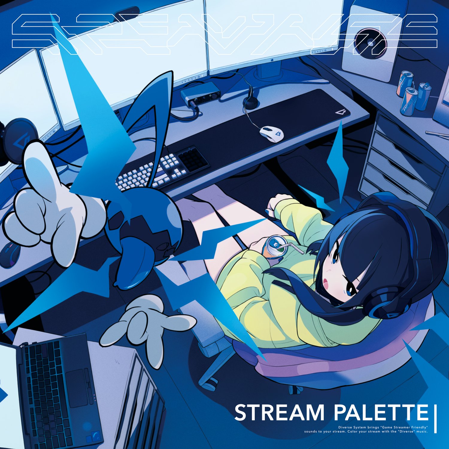 その他 Stream Palette Desktop Mat Stream Palette Desktop Mat