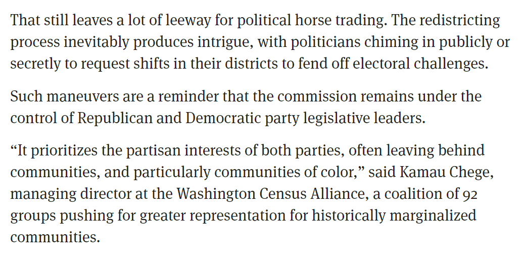 key point: even though the commission is "bi-partisan" it doesn't mean it's "non-partisan".in fact, the horse-trading between Democrats and Republicans actually leads *both* parties to put their partisan priorities ahead of our public ones.