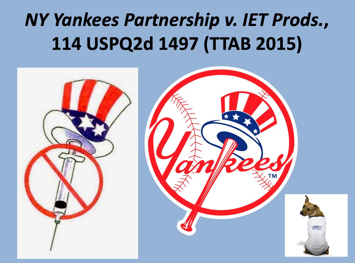 2. to illustrate the case or issue we're discussing--often crucial in cases about trademark & trade dress registrability, functionality, infringement, dilution, etc.