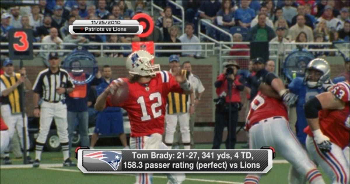 Brady has 3 perfect passer rating games in his career which is 2nd all-time.