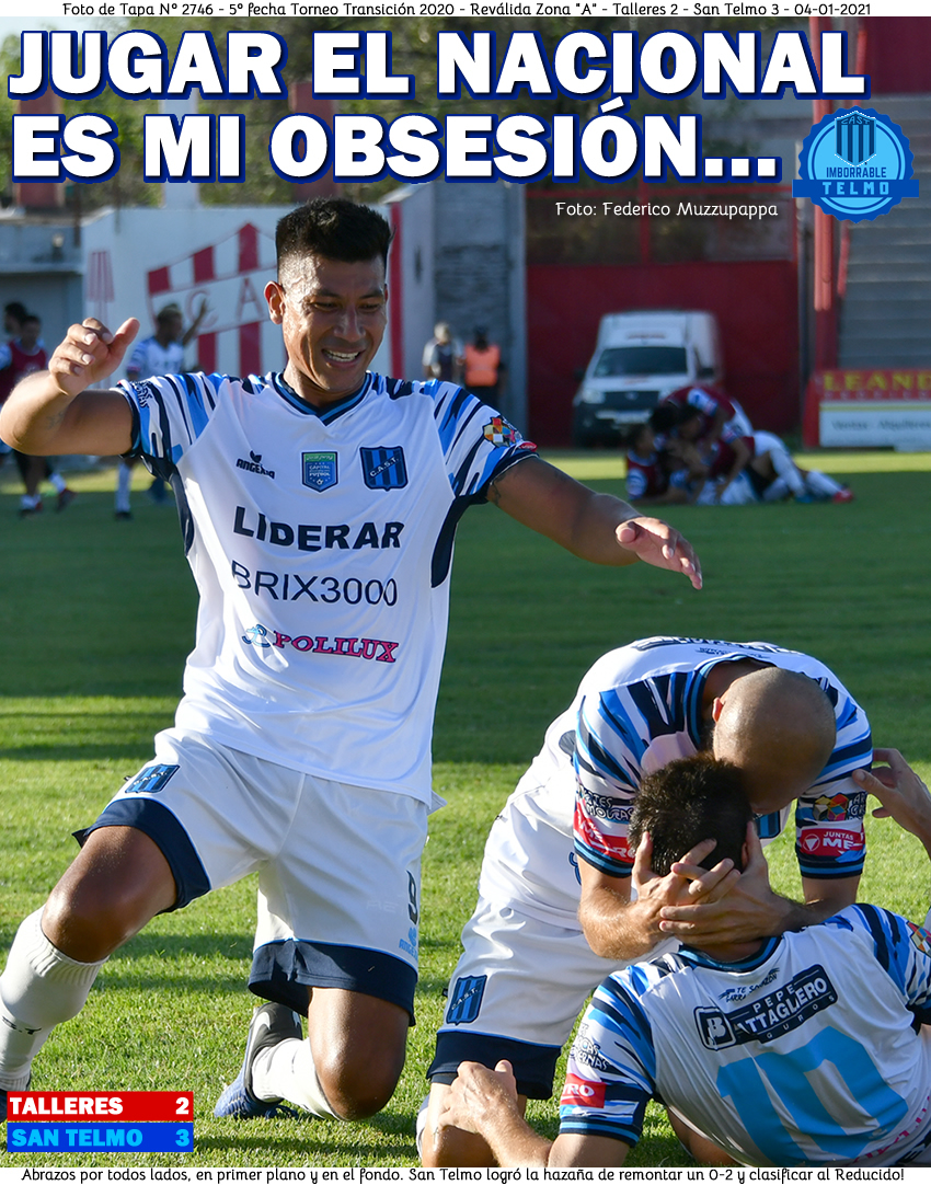 ImborrableTelmo's tweet photo. #FotosDeTapa
⚽️Talleres 2 - San Telmo 3
➡️López, Depetris y Ramírez los goles de la clasificación.
💪San Telmo jugará el Reducido por un ascenso al Nacional "B" por 5º vez en su historia, 2º de manera consecutiva.
#VamosCandombero
📸@fedemuzzu https://t.co/EFiSgMn7bp