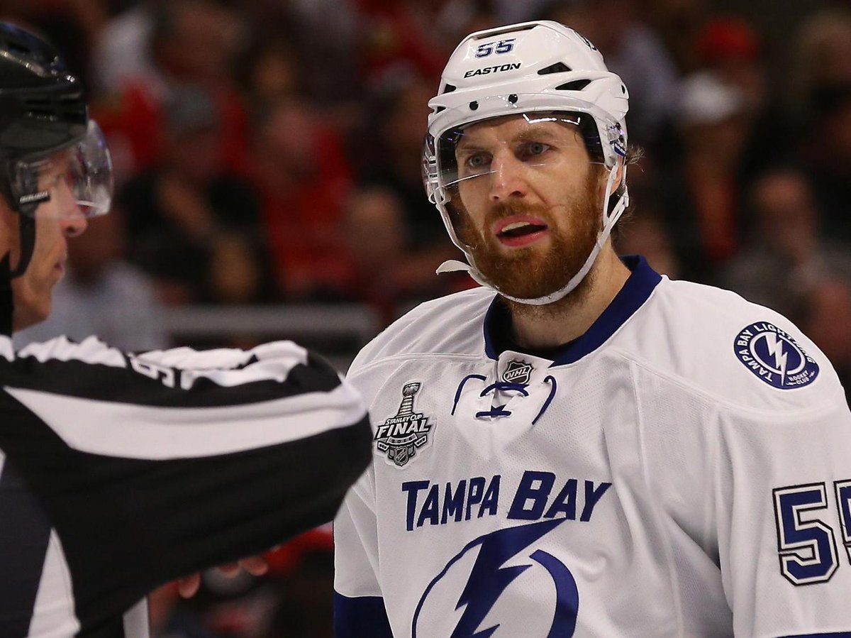 GARRIOCH Braydon Coburn and Cedric Paquette trying to make themselves at home with Senators