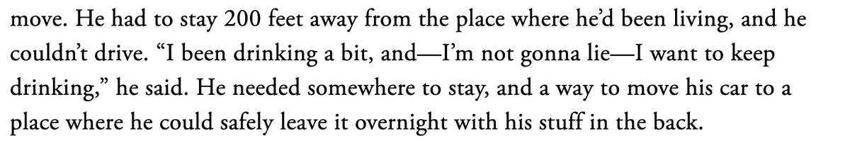 In Eugene, the answer is often CAHOOTS. CAHOOTS may transport you to an appointment, or just give you a snack. They will administer Narcan, talk your boyfriend down from an angry outburst, or move your car to keep you from violating a restraining order. 3/n