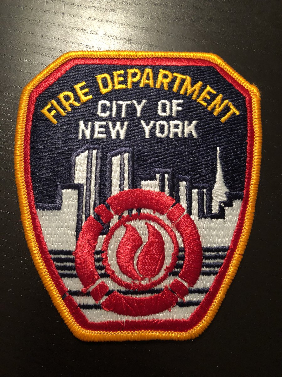 Continuing! The FDNY department patch in color and black/gray. I’ve seen the senior leadership (Chief of Dept, Commissioner, etc) wearing the black version a lot in press conferences, etc.