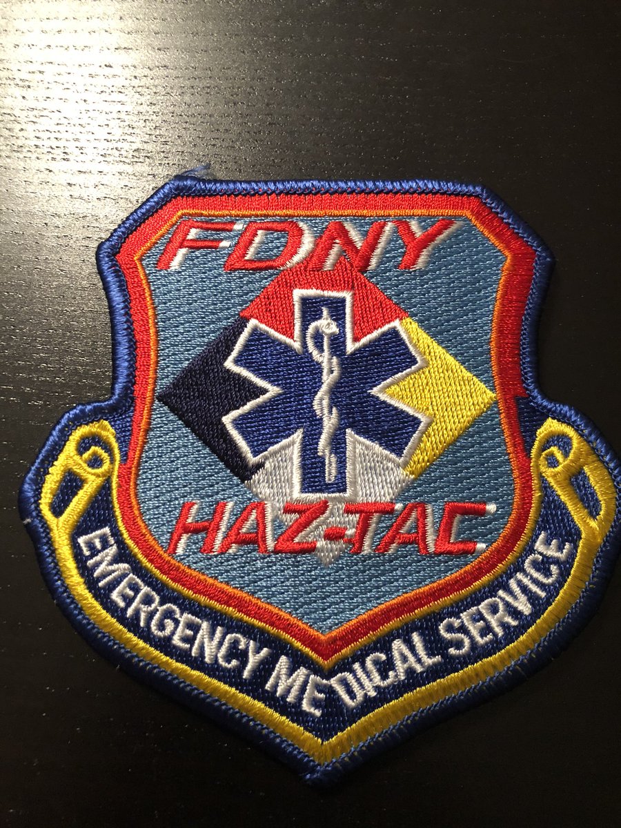 EMS - MERV 1 and FDNY EMS HAZTAC (EMS medics). Still working on getting the Rescue Medic and Counterterrorism Task Force patches. Plus the FDNY EMS COVID-19 coin for Da Bronx.