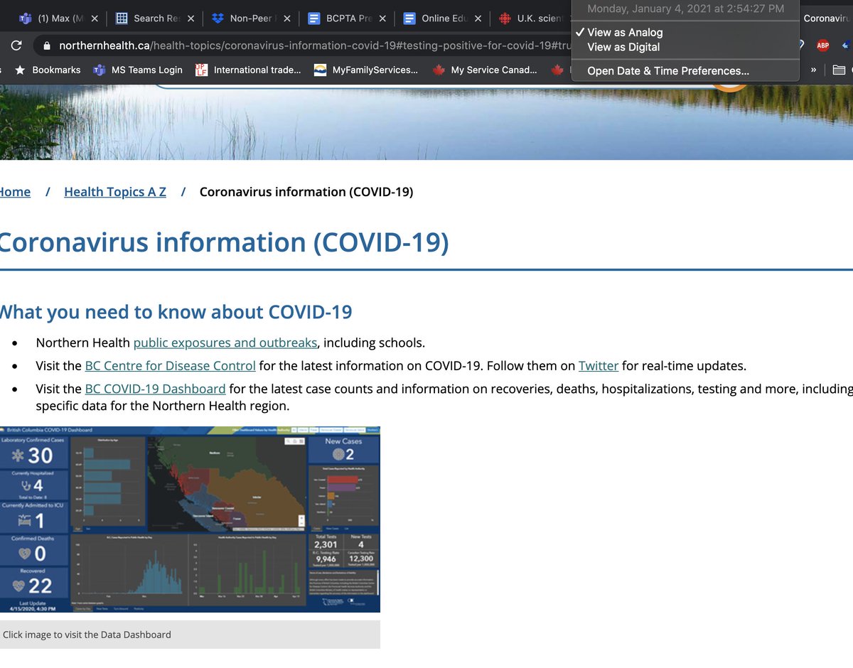 The  @Northern_Health doesn't appear to explicitly state it anywhere, however, they do link back to the  @CDCofBC page with the information regarding droplet spread, image also captured today.