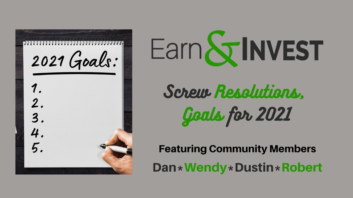 Money goals? Relationship goals? Today's episode has it ALL! Let's look at goal planning w/ the #earnandinvest community members <a href="/StIroningShirts/">Stop Ironing Shirts</a>, <a href="/houseoffi1/">House of FI | Financial Independence</a>. <a href="/firecreeksnacks/">FireCreek Snacks</a> &amp; learn more about <a href="/aminl/">Amin L</a>'s #financialindependence speed-dating event! Available on fav #podcast player