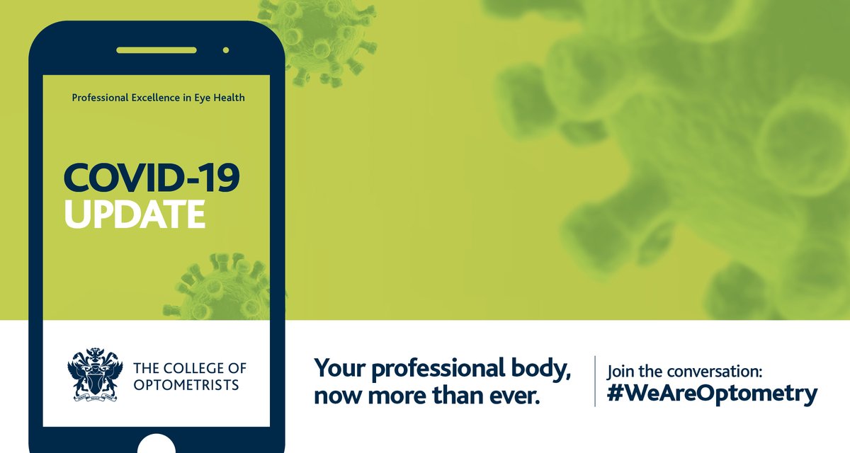 CollegeOptomUK's tweet image. Following the new restrictions announced today for Scotland &amp;amp; England, the College advises that optometrists should continue to follow the Amber guidance, &amp;amp; prioritise emergency &amp;amp; essential cases. Further info on this, &amp;amp; the impact on the Scheme &amp;amp; Jan OSCE, will follow tomorrow.