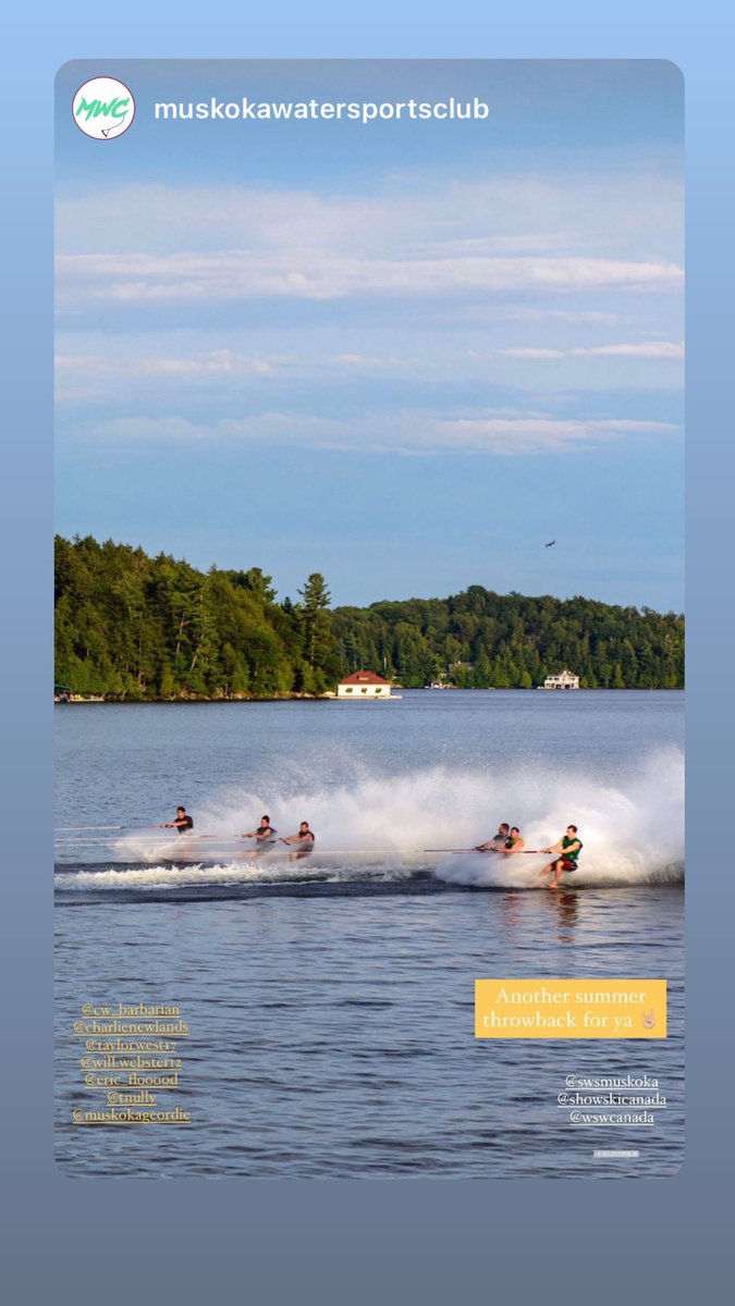 Looking forward to Monday night skis shows again in 2021 <a href="/SWSMuskoka/">Summer Water Sports</a> #letsgoskishow #Muskoka